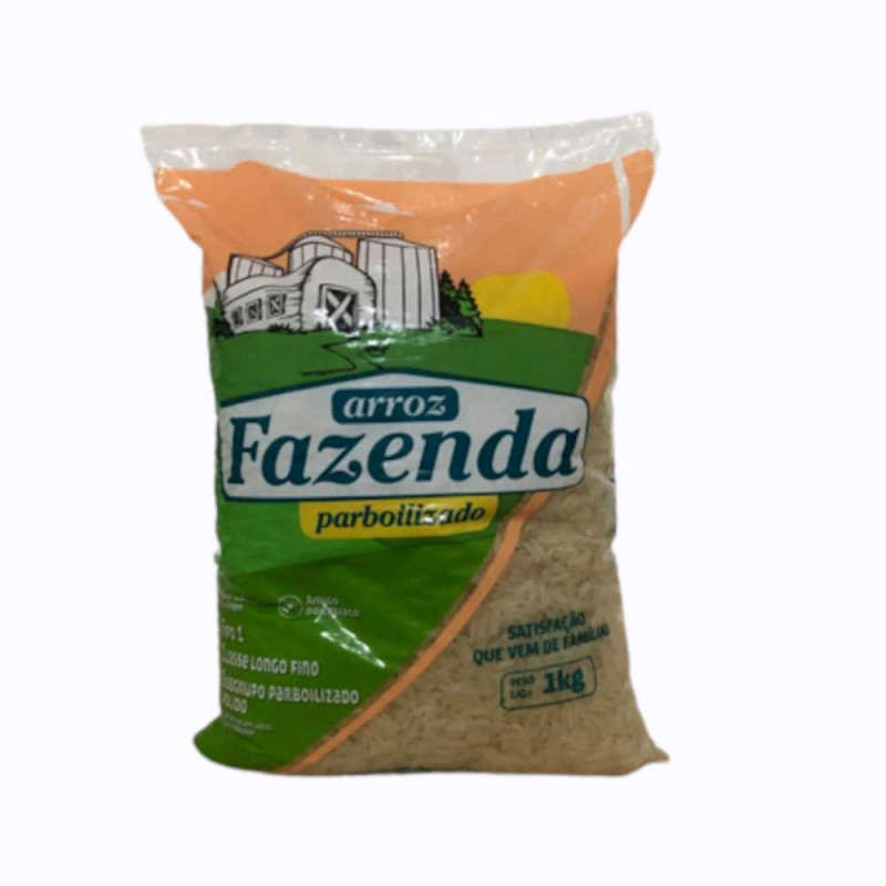 Arroz Parboilizado 1kg Tipo 1 Fazenda