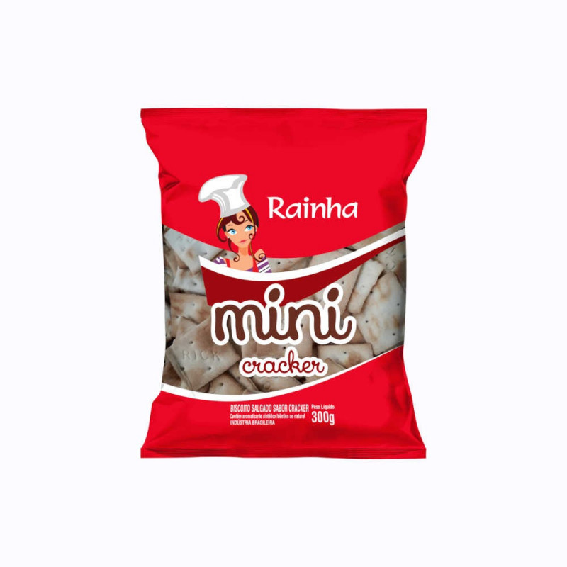 Biscoito Rainha 300g Mini Cream Cracker