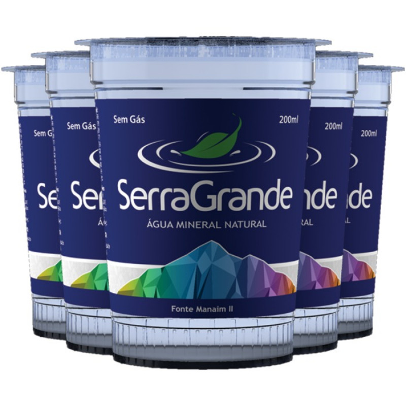 Água Mineral Copo 200ml Serra Grande