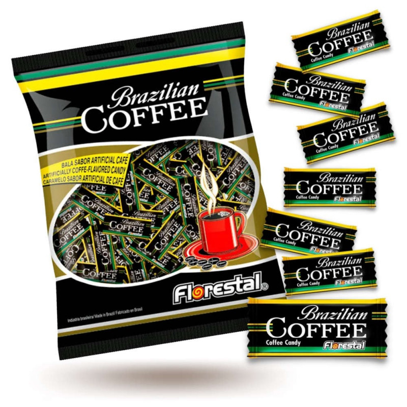 Bala de Café Florestal Brazilian Coffee Pacote com 500g