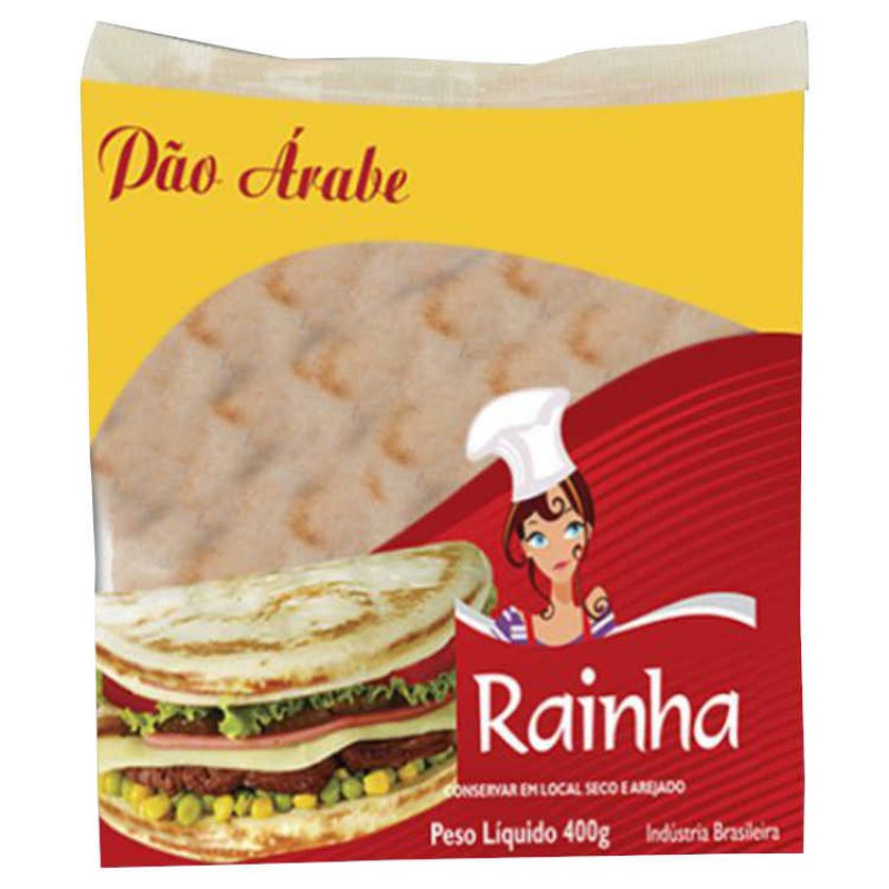 Pão Árabe Rainha 400g