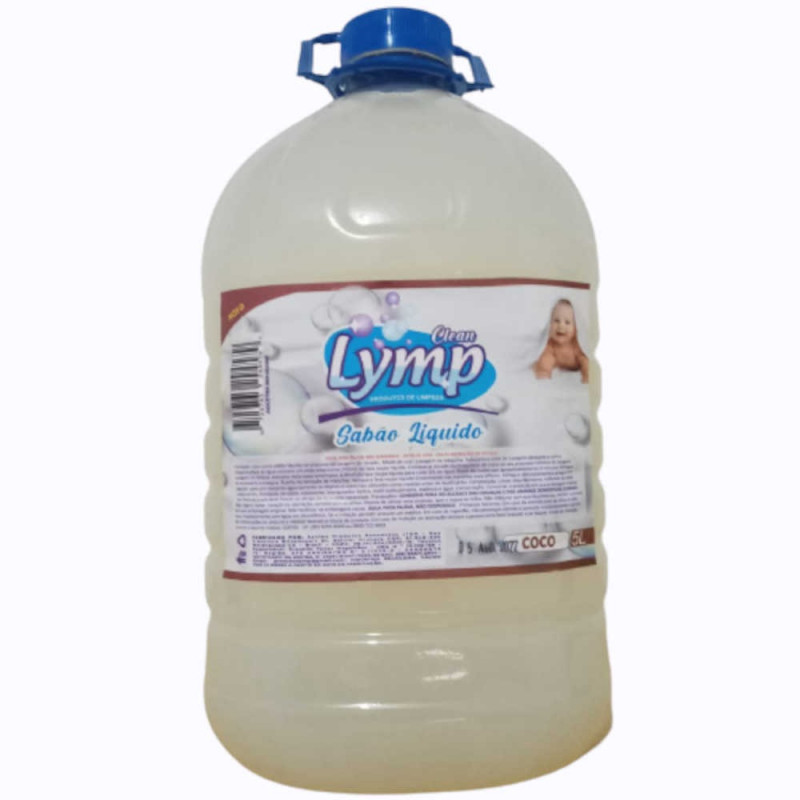 Sabão Liquido 5 litros Lymp Coco (branco)