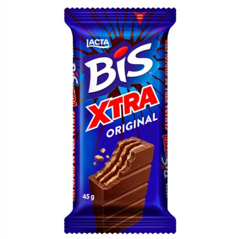 Wafer Bis Xtra ao Leite 45g