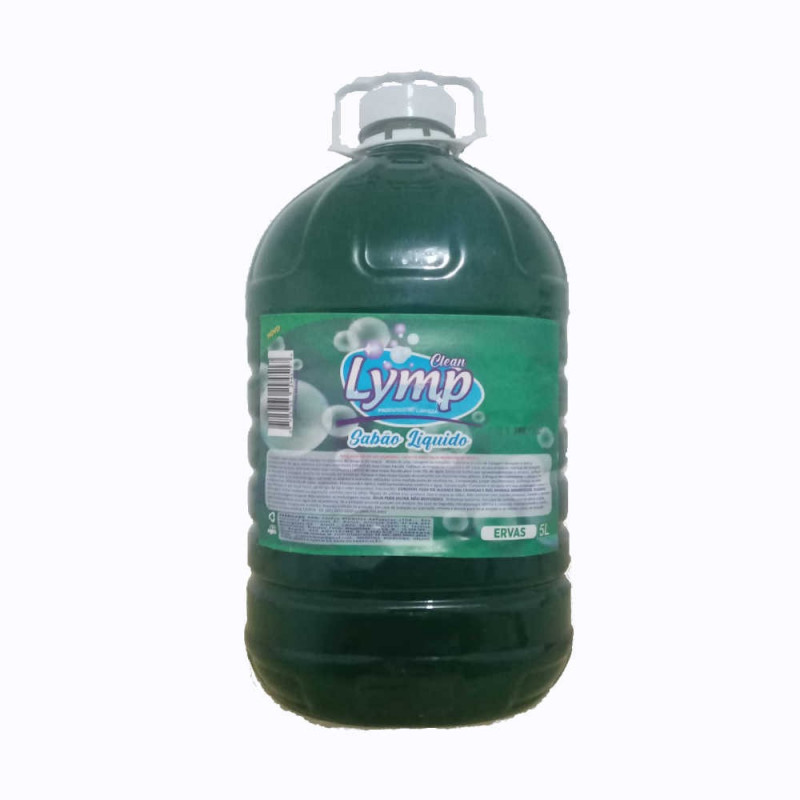 Sabão Liquido 5 litros Lymp Ervas (verde)