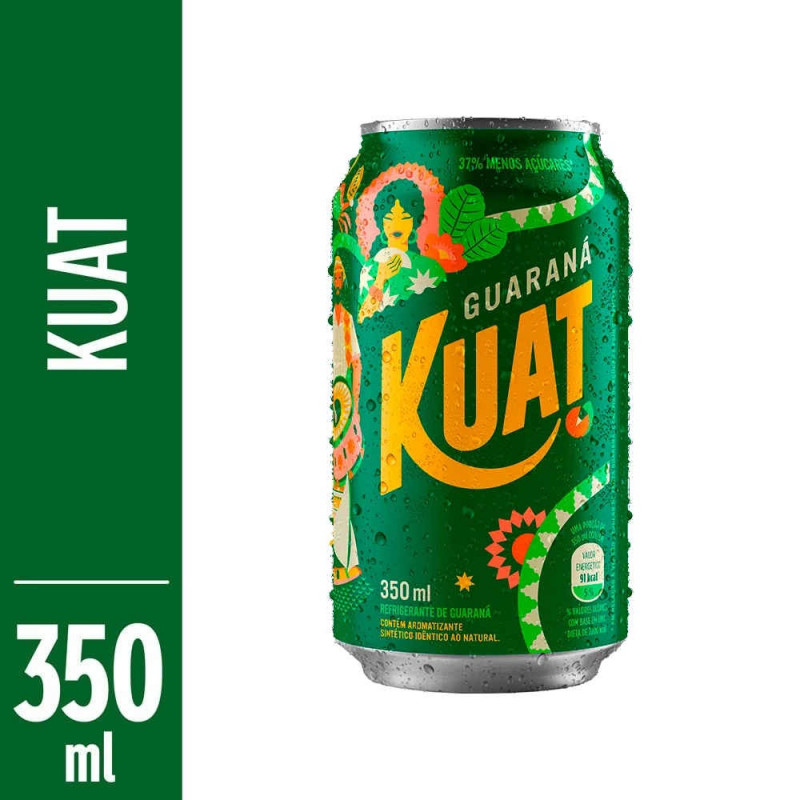 Refrigerante Kuat Guaraná Lata 350ml