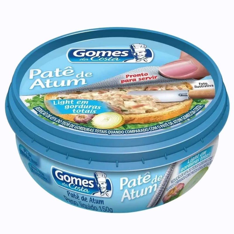 Patê de Atum Light Gomes da Costa 150g