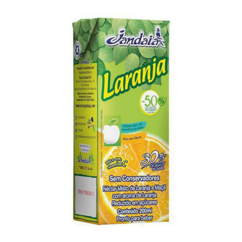 Suco Jandaia 200ml Laranja e Maçã