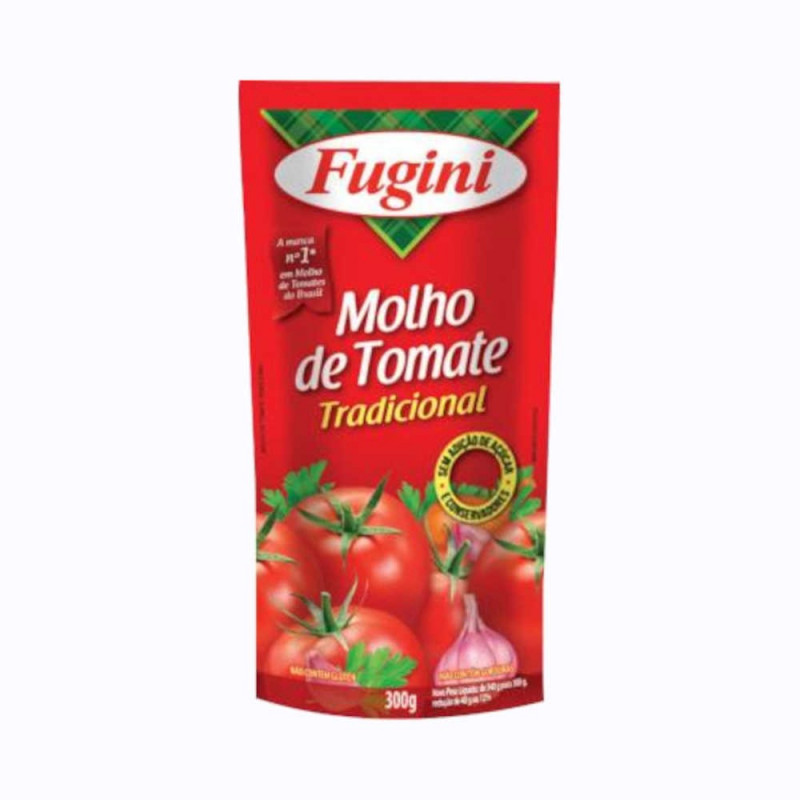 Molho de Tomate Tradicional Fugini Sachê 300g