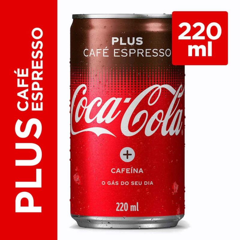 Refrigerante Coca Cola Com Café Expresso Mini Lata 220ml