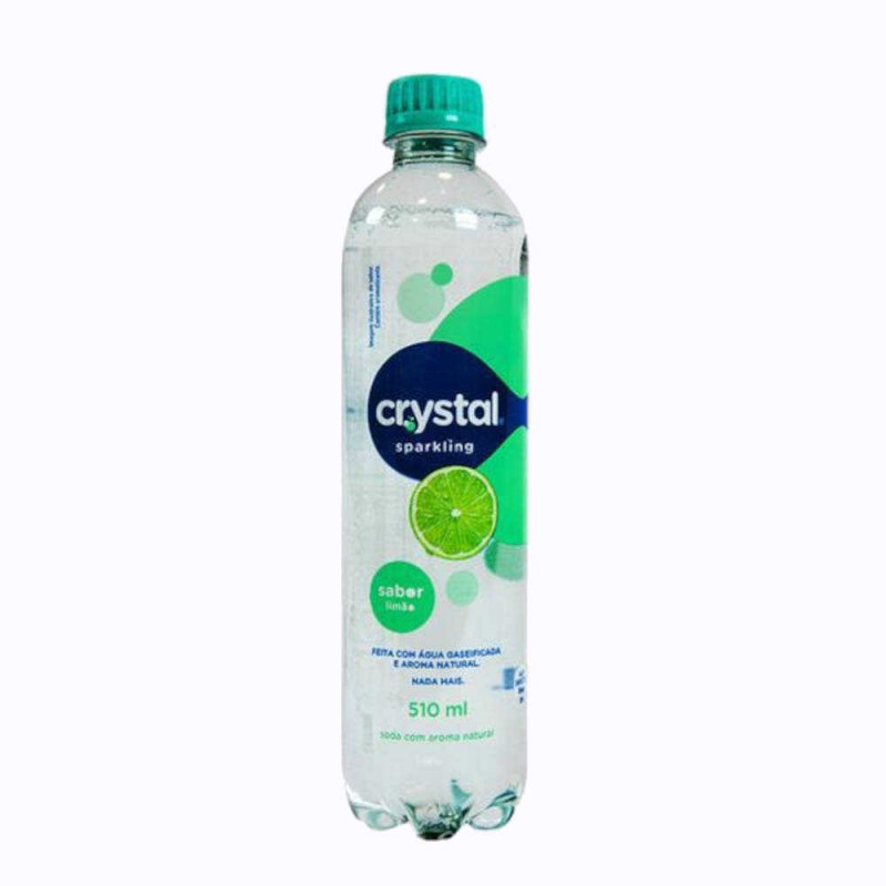 Água Mineral Com Gás Crystal 510ml Sabor Limão
