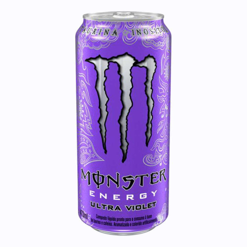 Energy Monster Ultra Violet Sem Açúcar 473ml